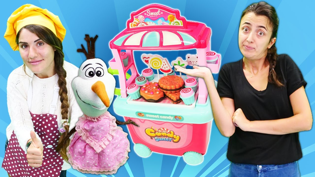 Karlar Ülkesi Türkçe. Sevcan Ümit ile play doh hamurundan doğal meyve şekerleme yapmaya öğretiyor!