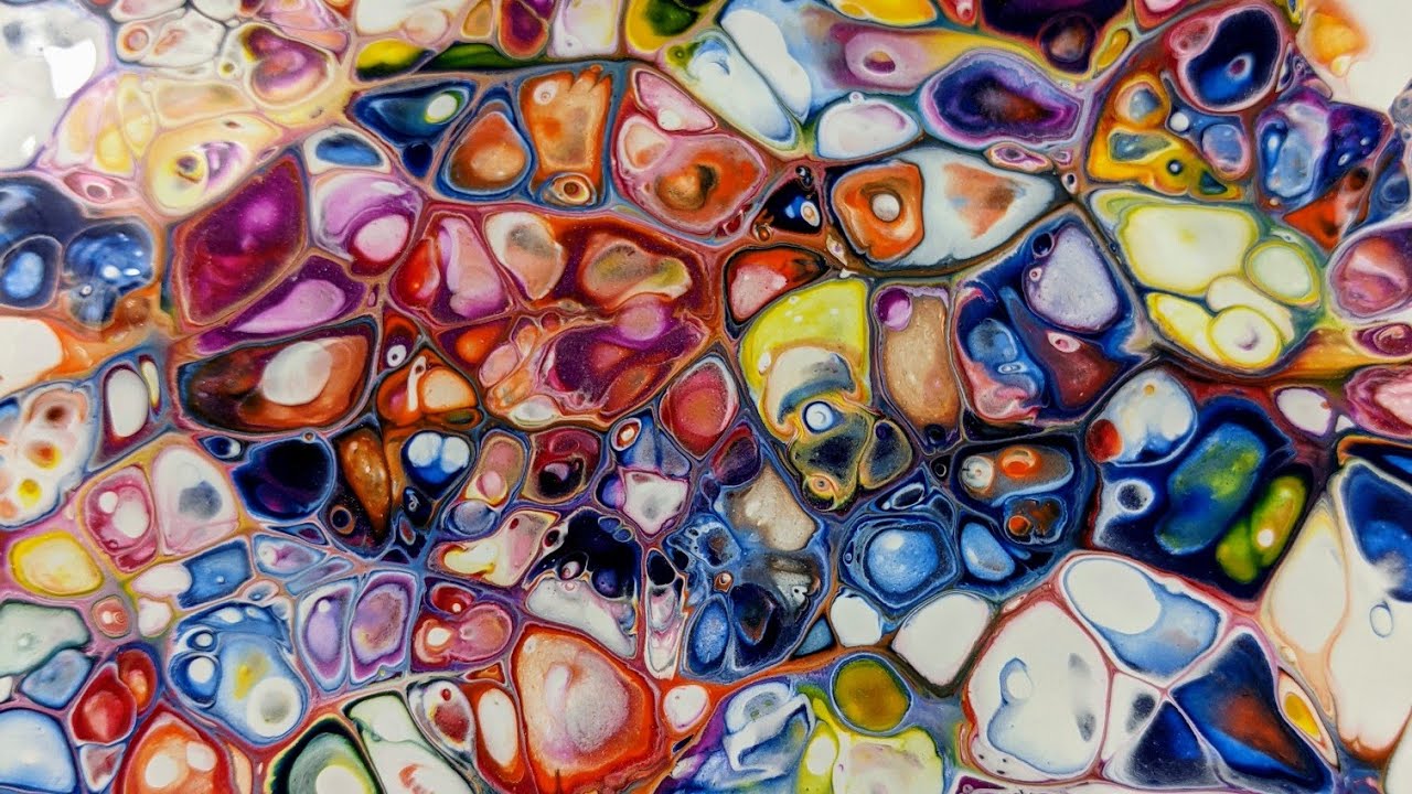 (827) Happy SATURDAY!! Gorgeous plastic wrap pour