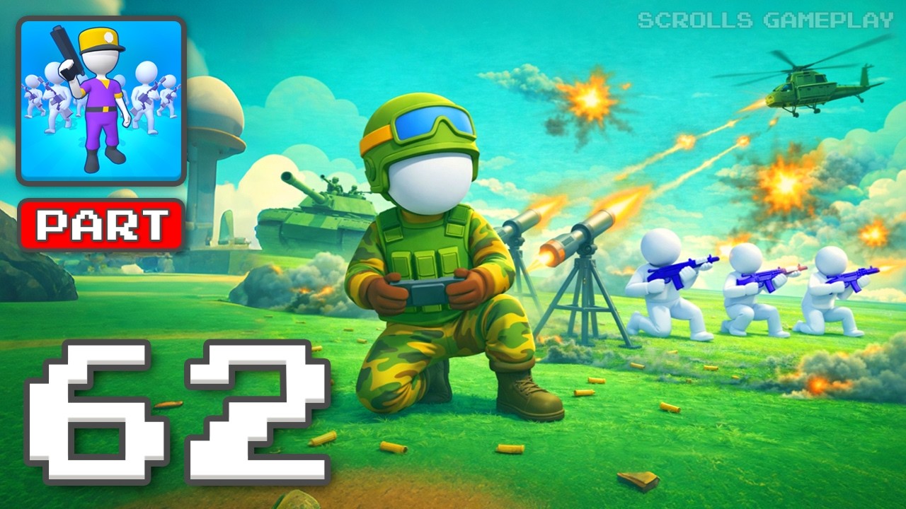 Army War Camp: Battle Game - Gameplay Walkthrough Part 62 - Train Squads Win Wars (iOS, Android)