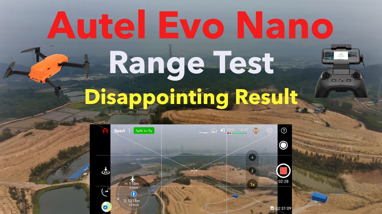 Autel Evo Nano Range Test - The Cheaper Autel Nano Series