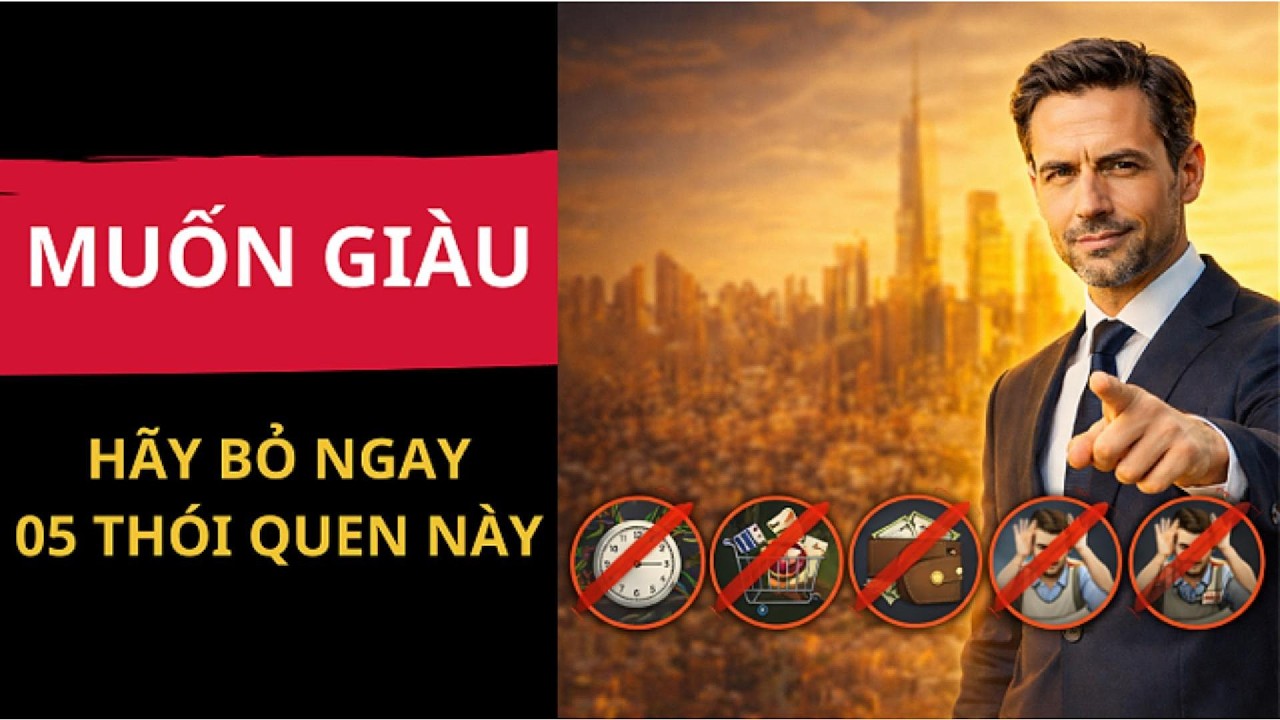 MUỐN GIÀU HÃY BỎ NGAY 05 THÓI QUEN NÀY | TAY TRẮNG LẬP NGHIỆP