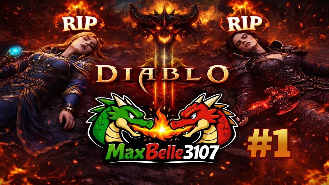 Let`s Play Diablo III together Folge #1 - Wir sterben tausend Tode auf dem Weg zu Level 70! (german)