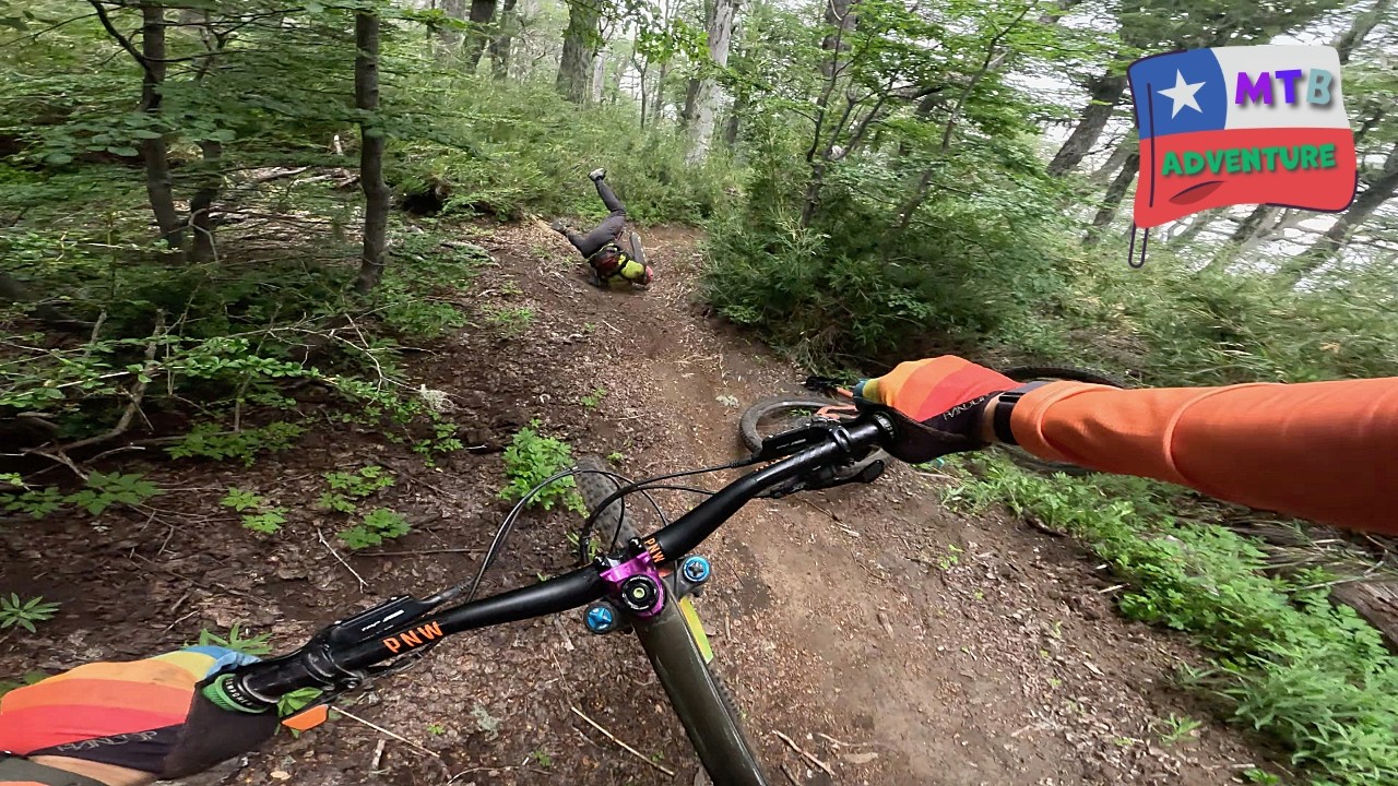 My FAVORITE Mountain Biking Trail in Chile - Garganta Trail!