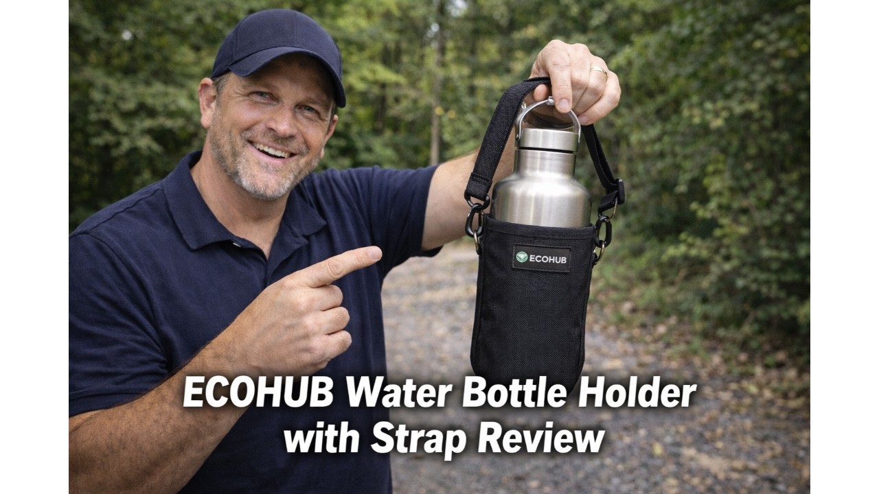 🚰 ECOHUB Water Bottle Holder with Strap Review 🧴
