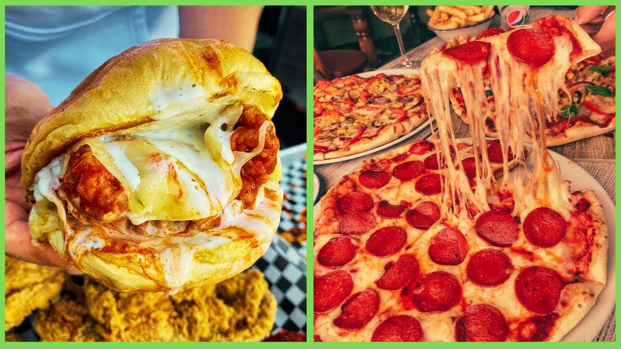 The Cheese Pull That Made Everyone GASP 😮🧀 Cheese Volcano Burger — Epic Meltdown! 🍔🌋