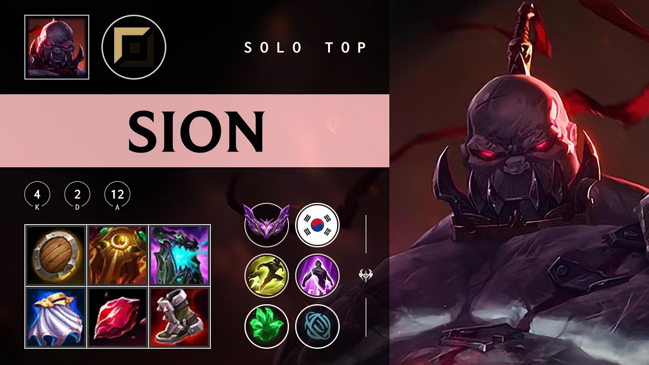 Sion Top vs Tryndamere - KR Master Patch 25.24