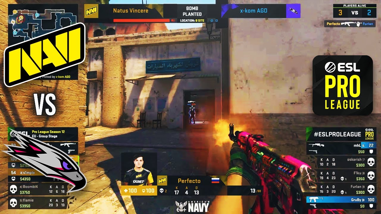 NaVi vs AGO - ESL PRO LEAGUE Season 12 - HIGHLIGHTS | CSGO