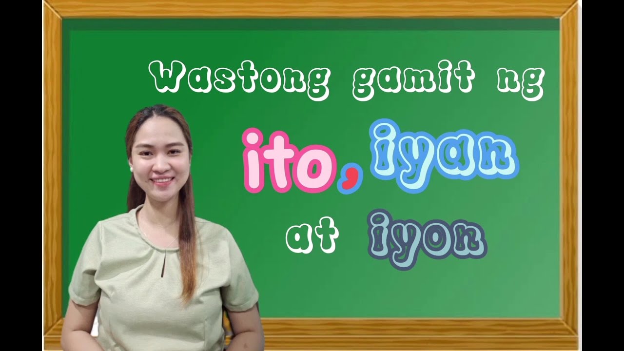 Panghalip Pamatlig | ito , iyan at iyon