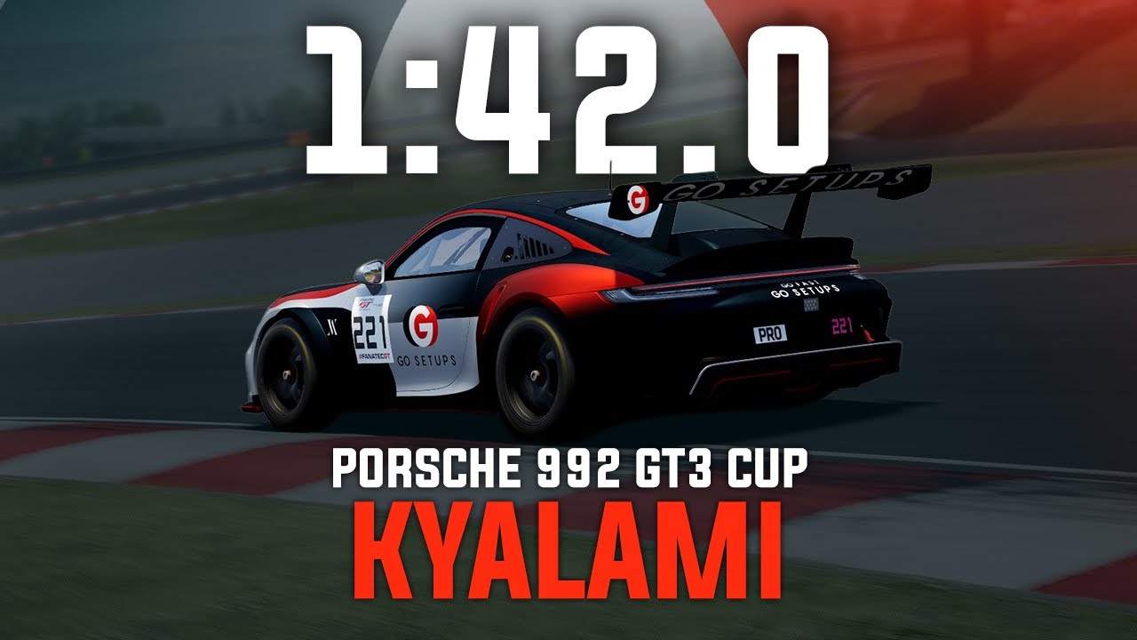 Kyalami 1:42.0 - Porsche 992 GT3 CUP - GO Setups | ACC 1.9.8