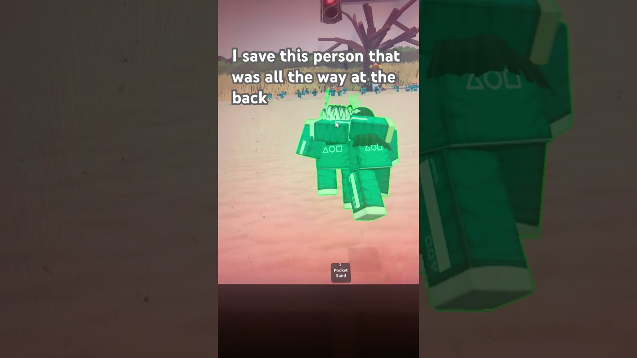 I save this person all the way in the back under 1 minute