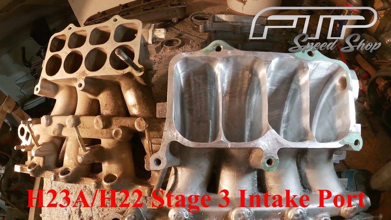 Впускные отверстия H23 Vtec Stage 3, часть 1