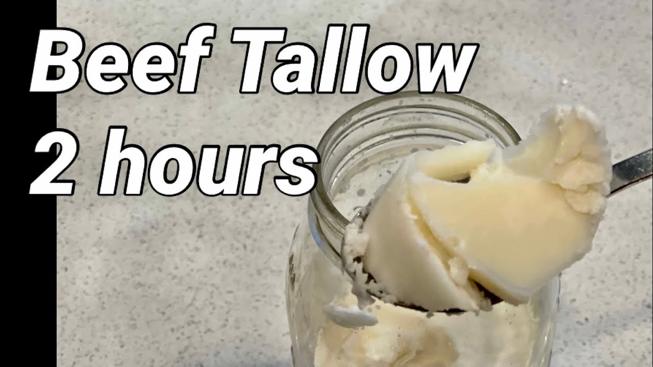 Beef Tallow Recipe in 2 hours (Instant Pot)