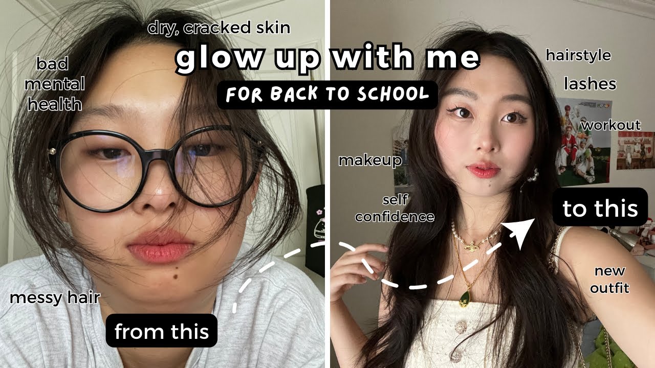 glow up with me to start college *in 6 hours* (freshman vers.): skincare, makeup, hair, outfit, etc