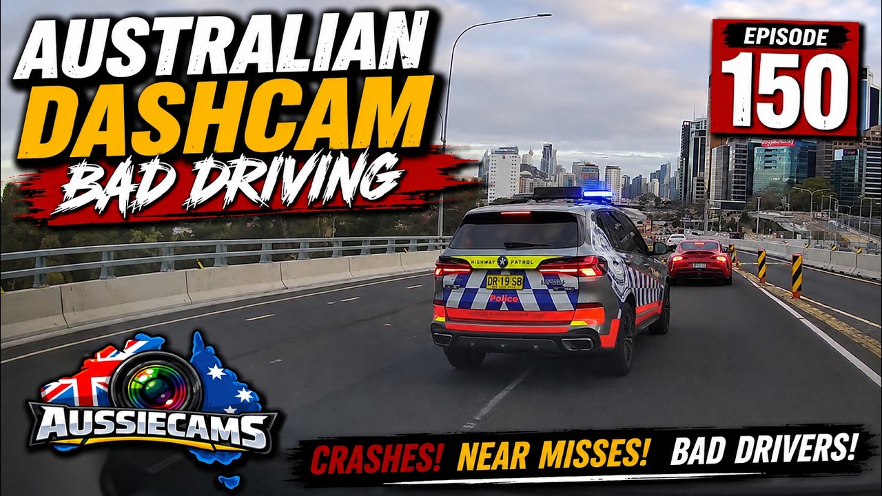 Aussiecams - AUSTRALIAN DASH CAM BAD DRIVING volume 150