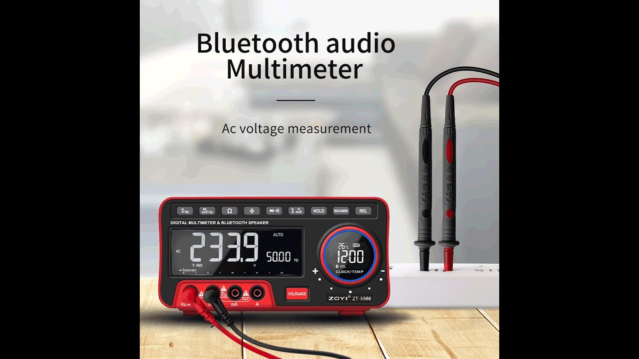 Zoyi ZT-5566 Vạn Năng Kỹ Thuật Số AC DC Đồng Hồ Đo Điện Áp Tự Động Sách Hướng Dẫn Phạm Vi Multimetr
