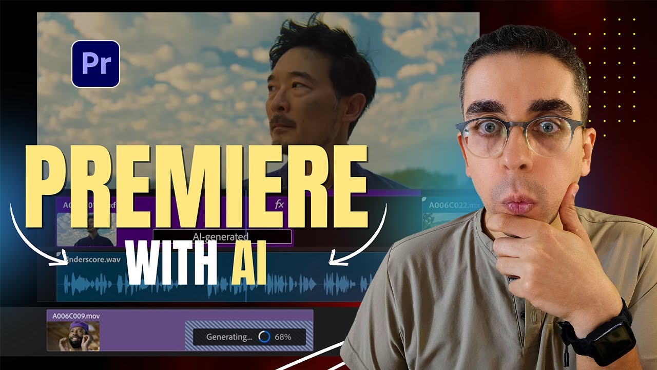 بريمير برو بالذكاء الإصطناعي في حتة تااااني 🔥🔥 || Premiere Pro With artificial intelligence