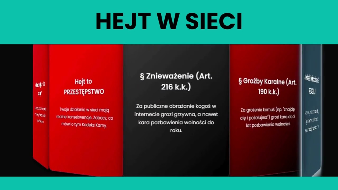 Hejt w sieci. Słowa ranią, prawo karze.
