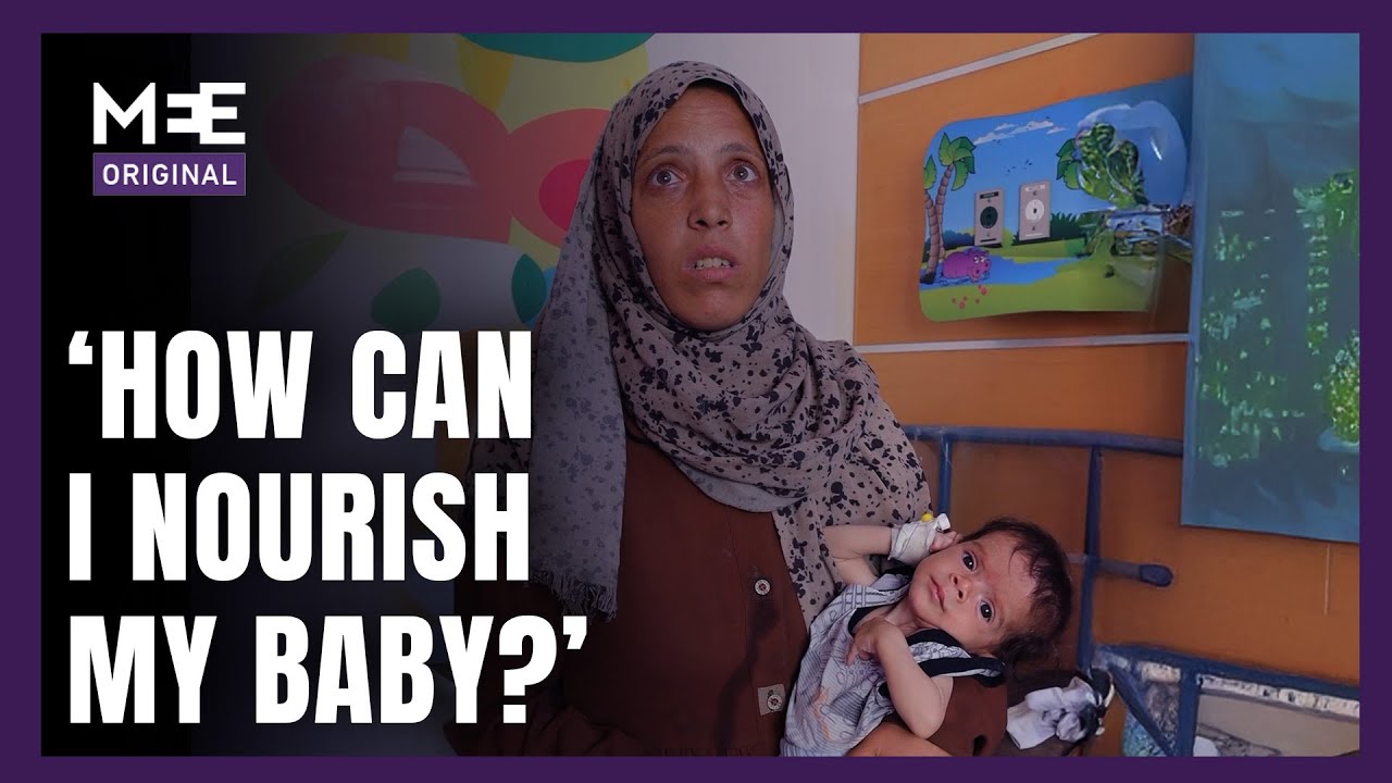 ‘How can I nourish my baby?’ asks mother of malnourished 5-month-old in Gaza