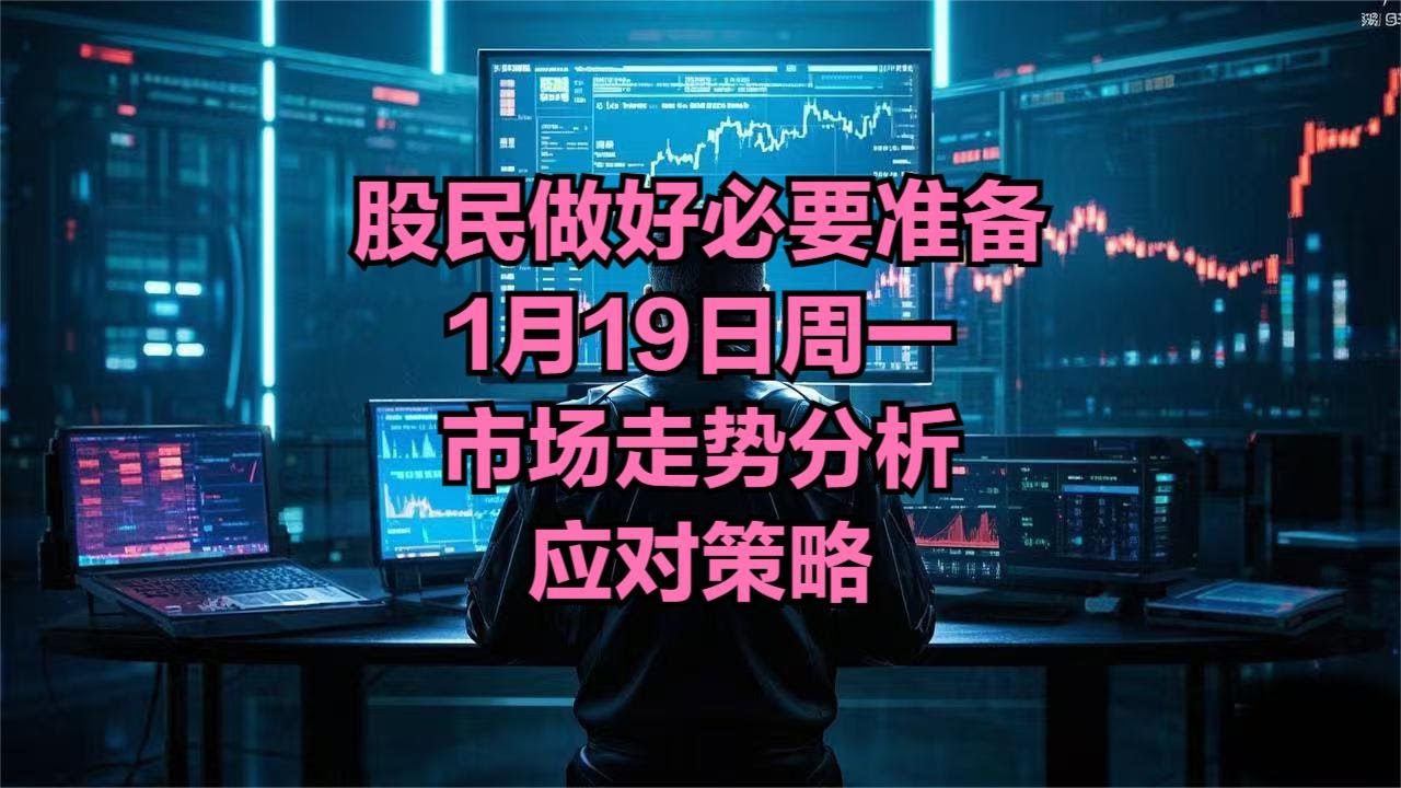 A股：股民请做好必要的准备，行情非常明朗，1月19日周一走势分析