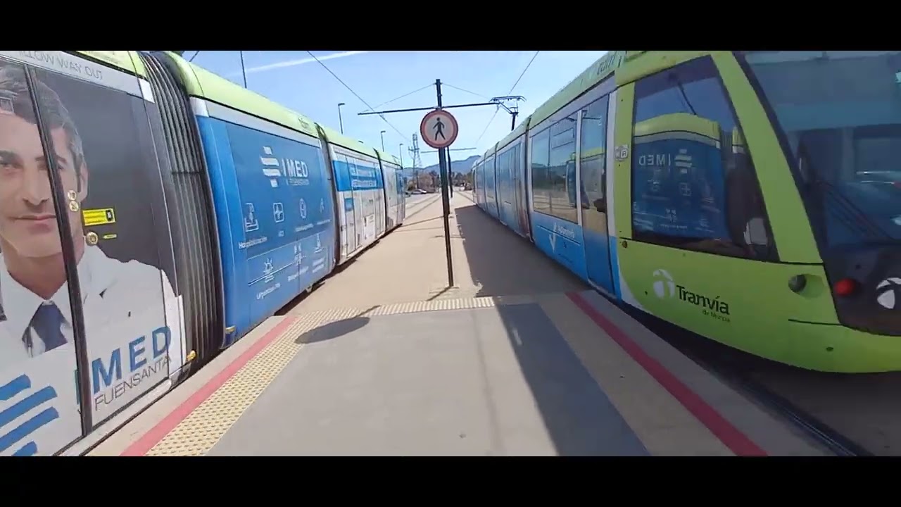 Spain Murcia Tram Costa Blanca Bus February