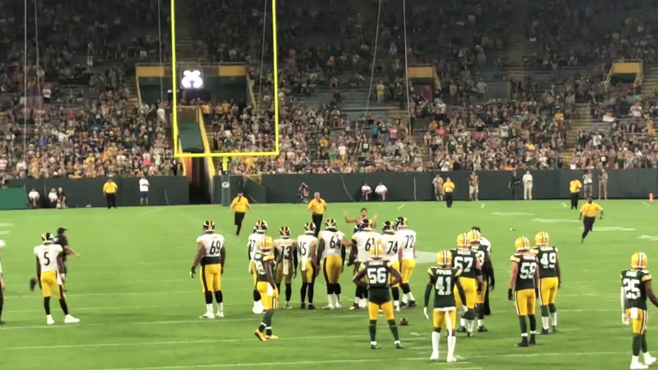 Streaker at Lambeau 8/16/18
