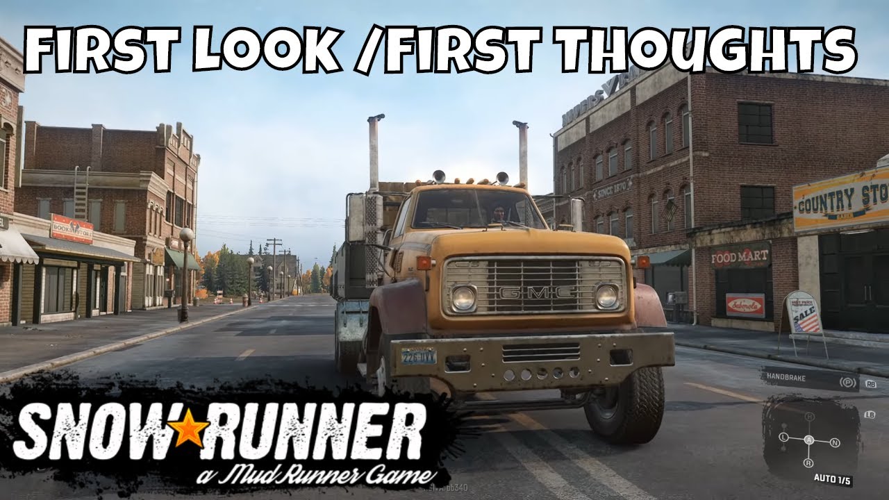 Snowrunner is HERE - First look - Episode 1
