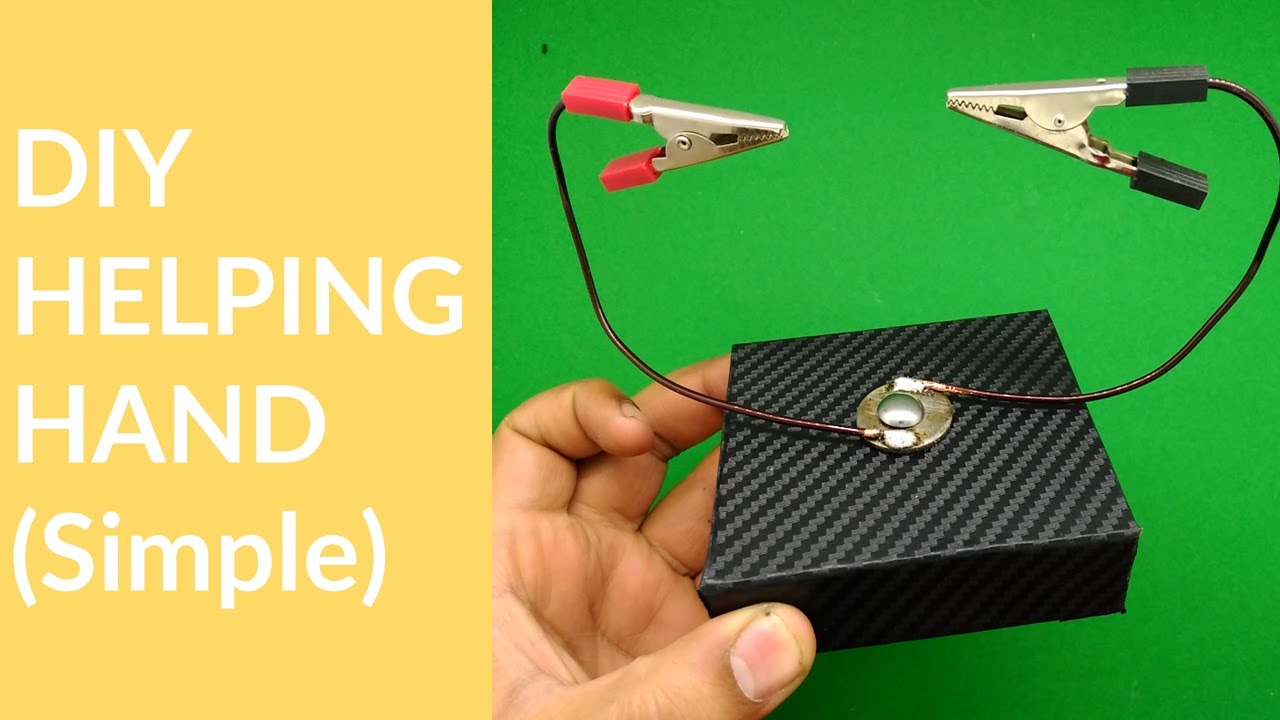 DIY Helping hand for soldering and elec.(SIMPLE & CHEAP)