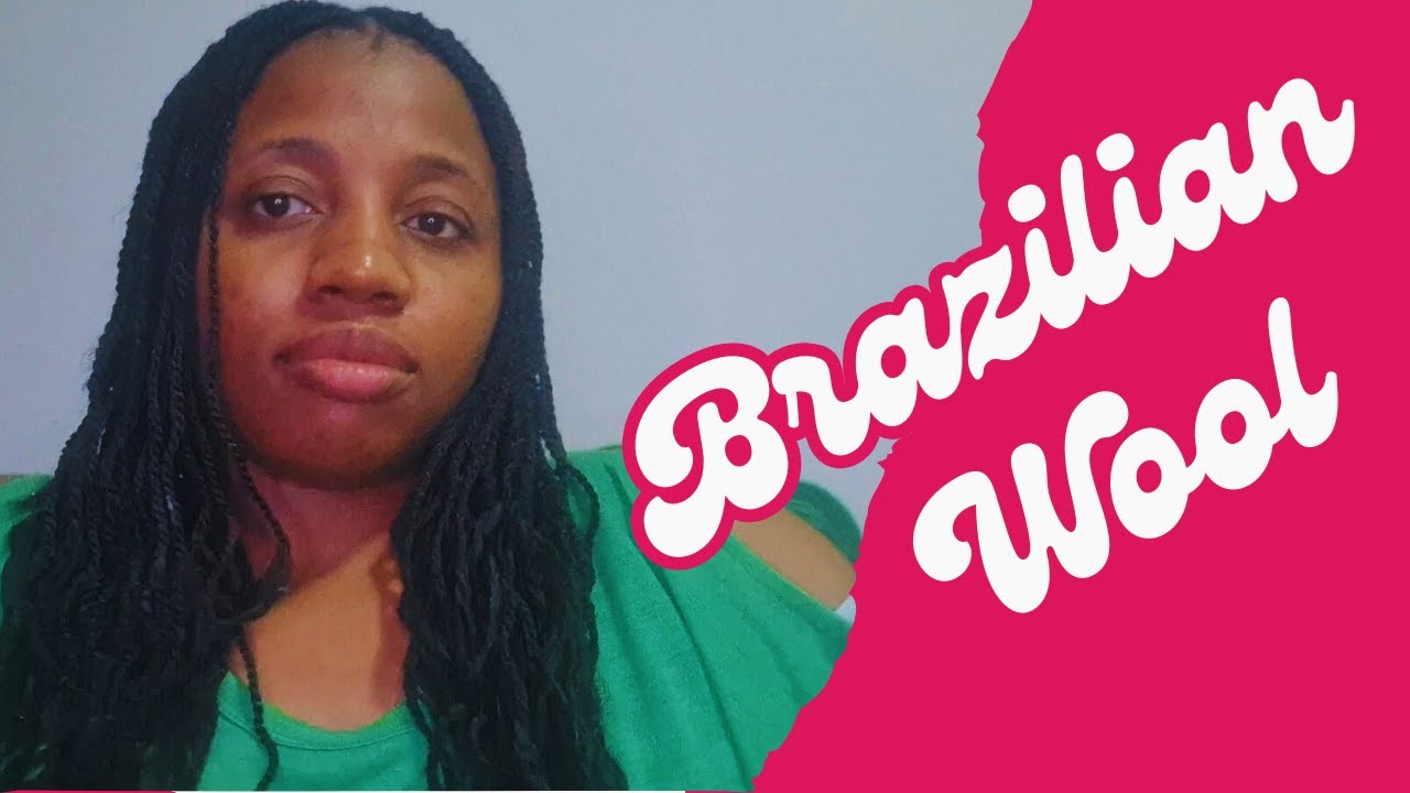 Braiding twists with Brazilian wool for the first time || South African YouTuber