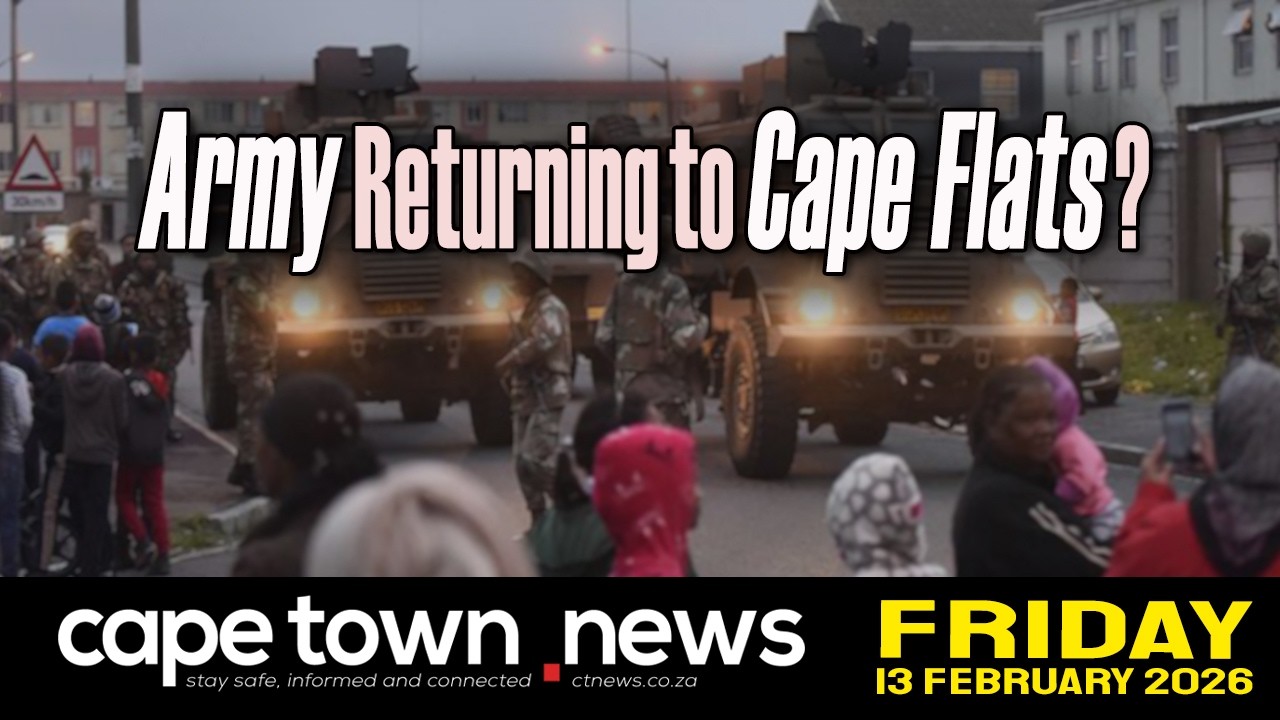 Cape Town News | Friday, 13th of February, 2026 – Top Headlines from the Western Cape.