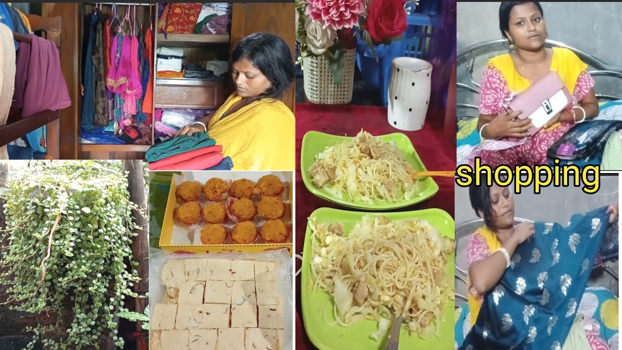 পুজোর আগে আলমারি গোছানো 🛒🛍️সঙ্গে পুজোর শপিং সবার জন্য কি কি  নিয়েছিলাম lifestyle vlog 