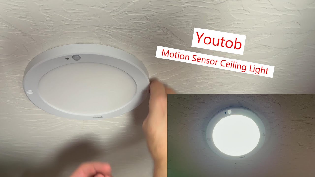 YouTob easy to install Motion Sensor Ceiling Light #motionsensorlight #ceilinglights #lighting