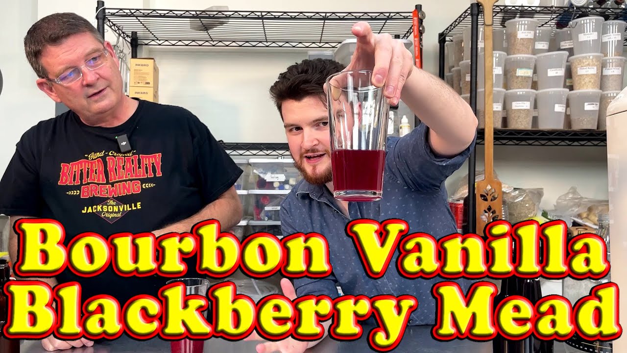 Bourbon Vanilla Blackberry Mead Tasting Review - Blackberry Melomel