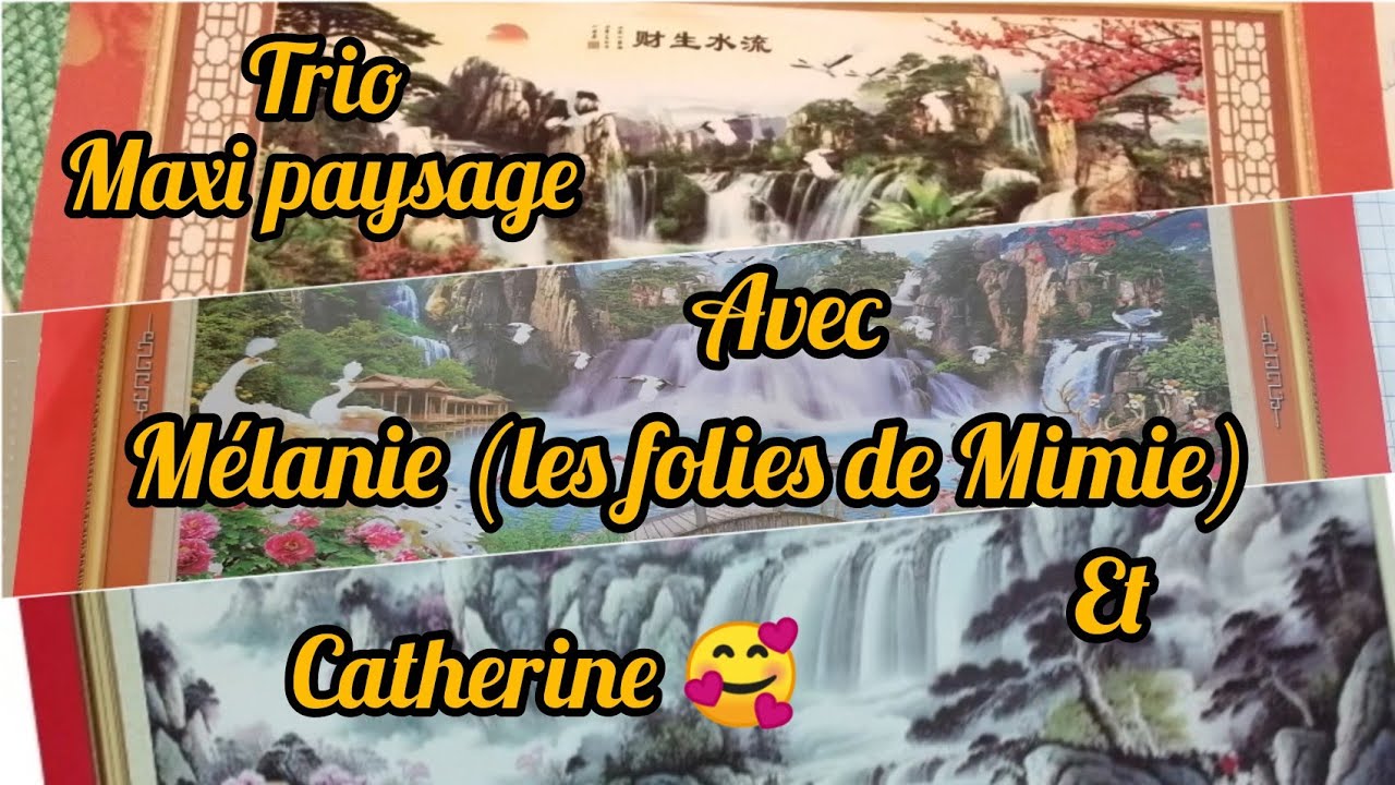 Avancée merveilleux paysages en Trio avec Catherine et Mélanie @lesfoliesdemimie #vipcrossstitch 🥰😘