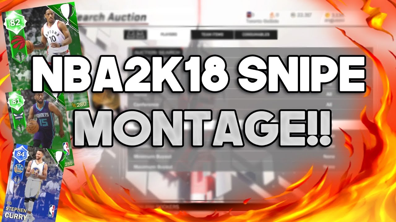 All my Snipes From the Past Week NBA2K18 MyTeam - NBA2K18 SNIPING MONTAGE
