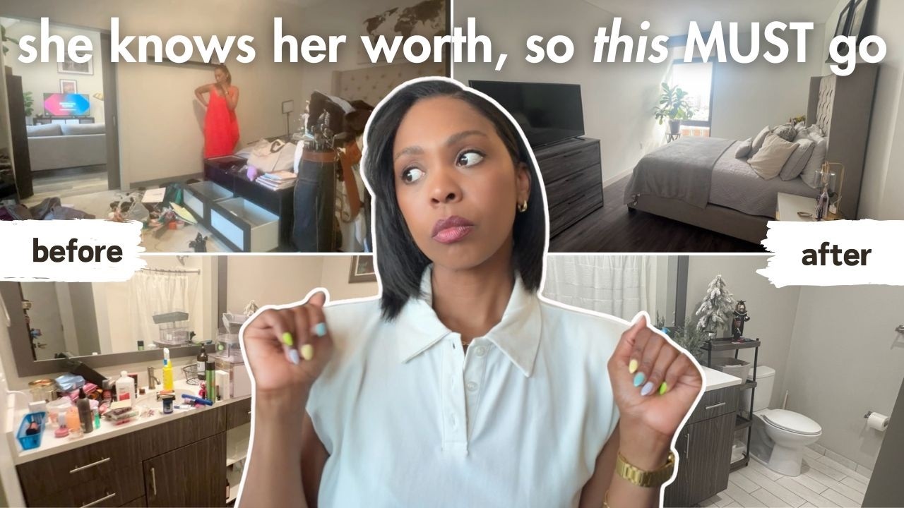 decluttering is an act of Self-Worth | the shift to *actually* declutter your WHOLE life