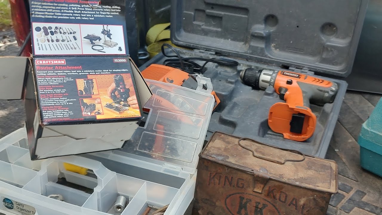 Free Tools & stuff from junk picking / the poor man's flea market.