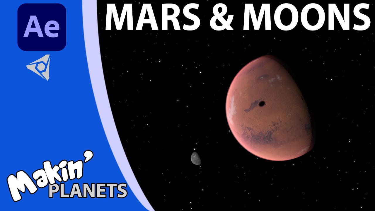 Add orbiting moons to Mars using Video Copilot Orb