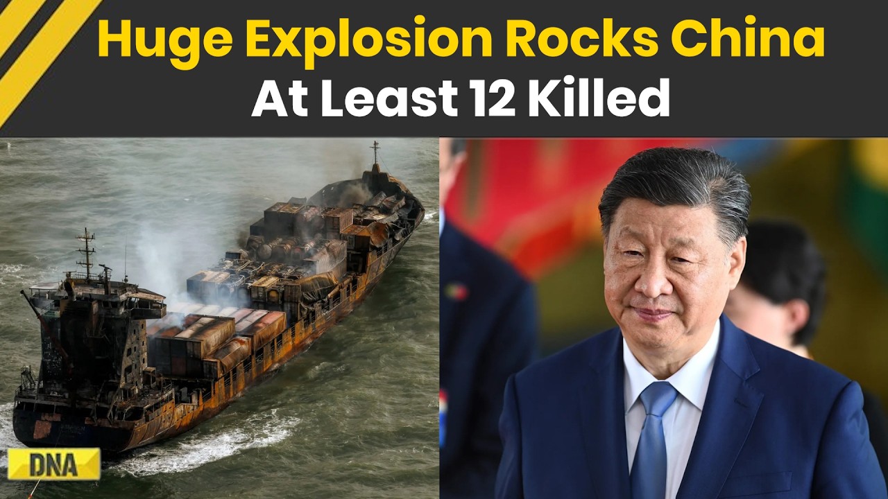 China News: Explosion At Fireworks Ship In China Kills 12 People, Second Such Blast In Days