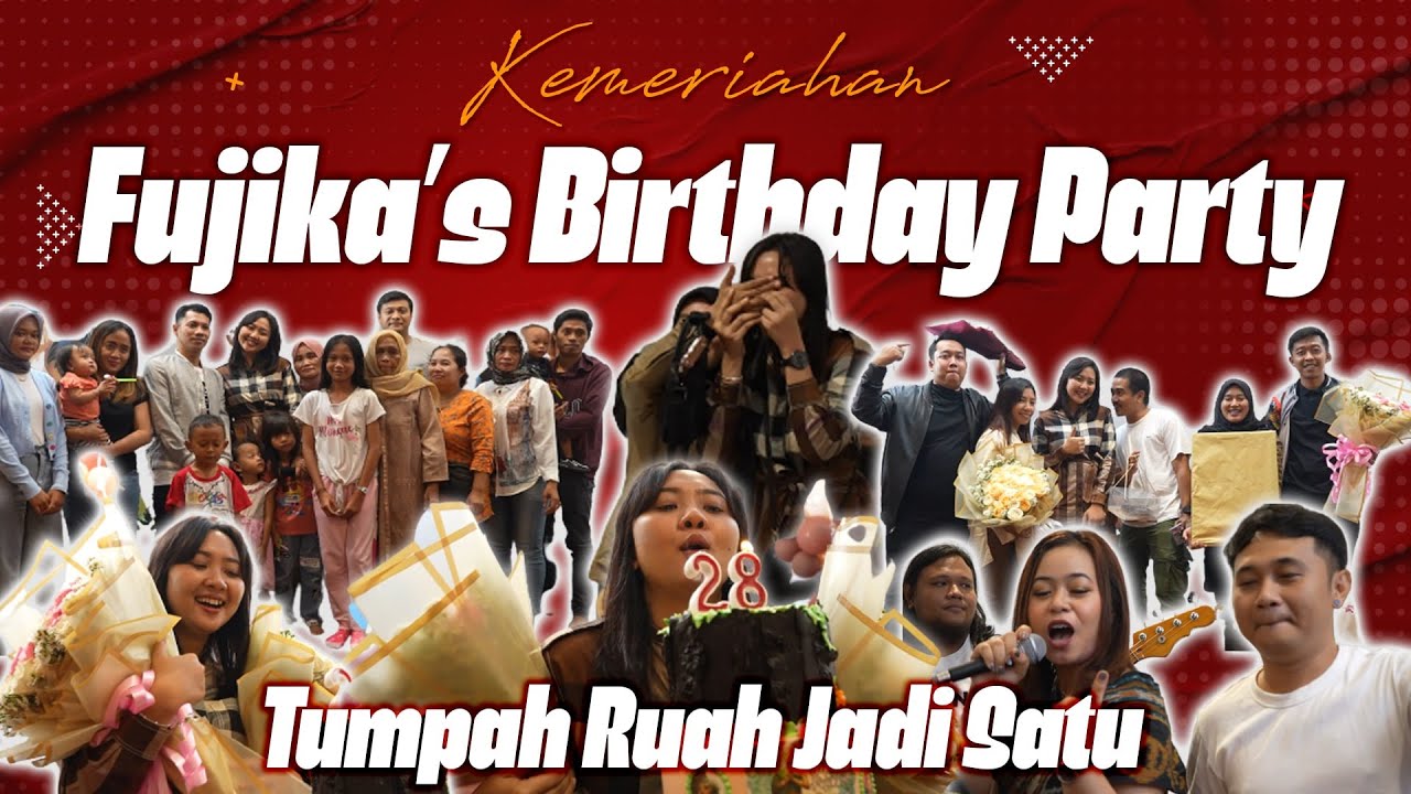 Keseruan Perayaan Ulang Tahun Ibu Fujika Senna Oktavia Tumpah Ruah Menjadi Satu