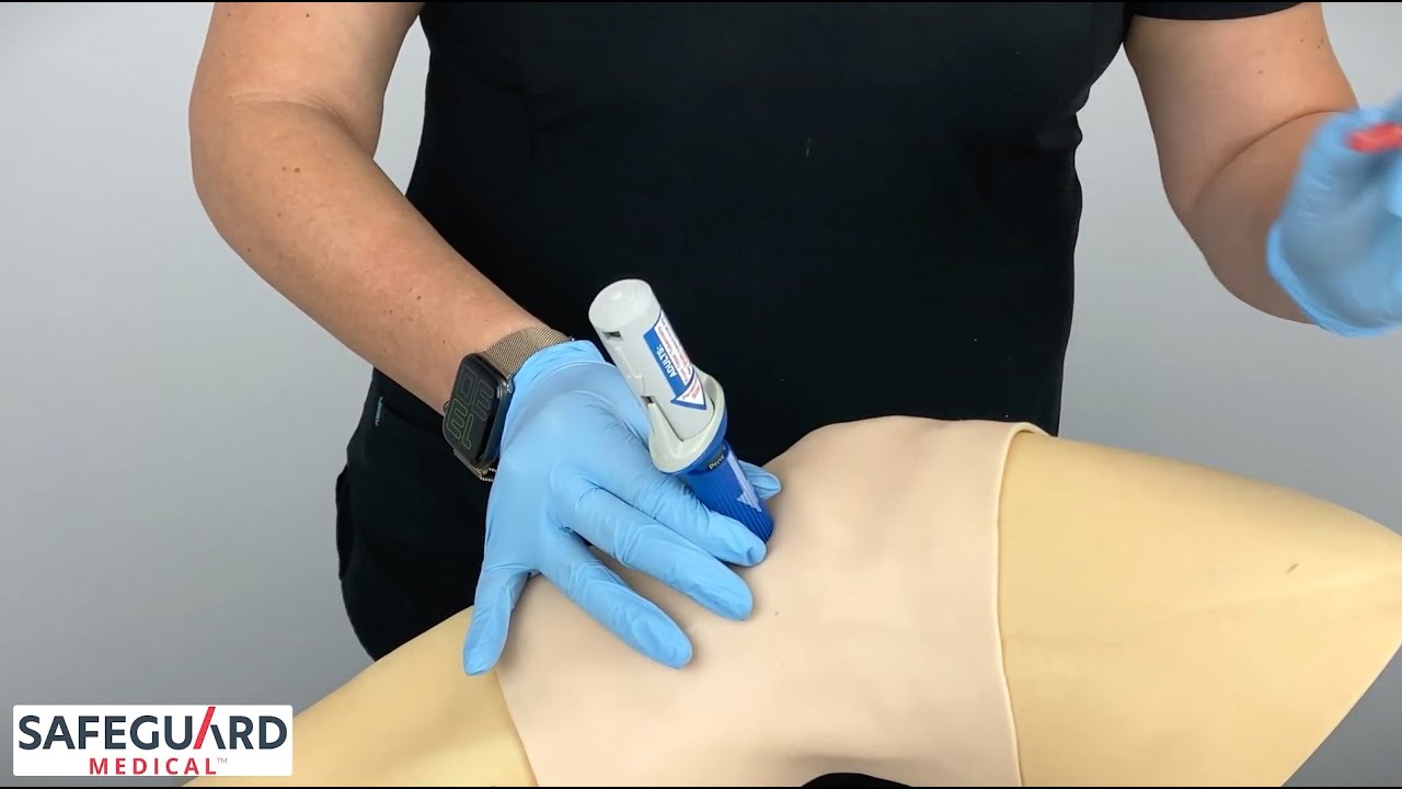 How to Use the B.I.G. (Bone Injection Gun) IO Device- Deploying in to the Tibial Tuberosity