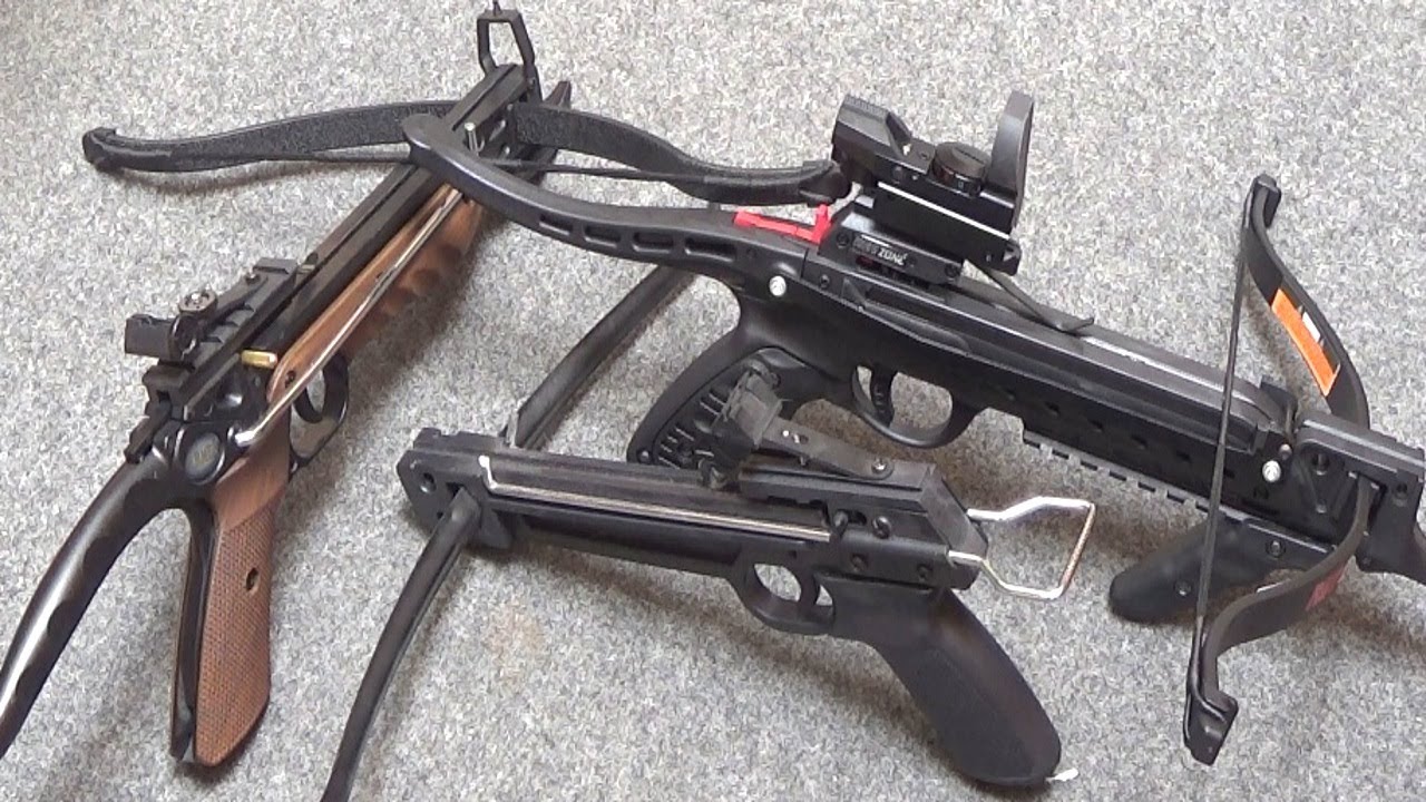 Types of Pistol Crossbows