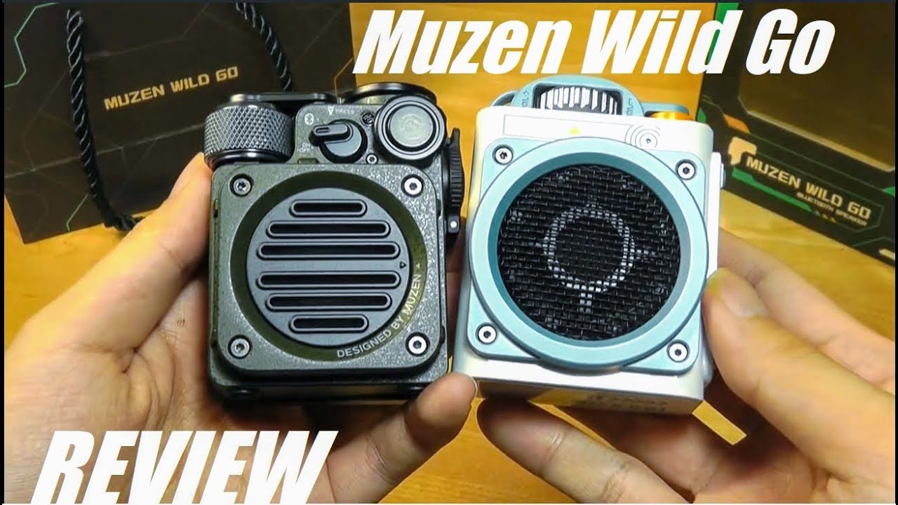 REVIEW: MUZEN Wild Go - Rugged Outdoor Portable Mini Bluetooth Speaker - Cool Design!