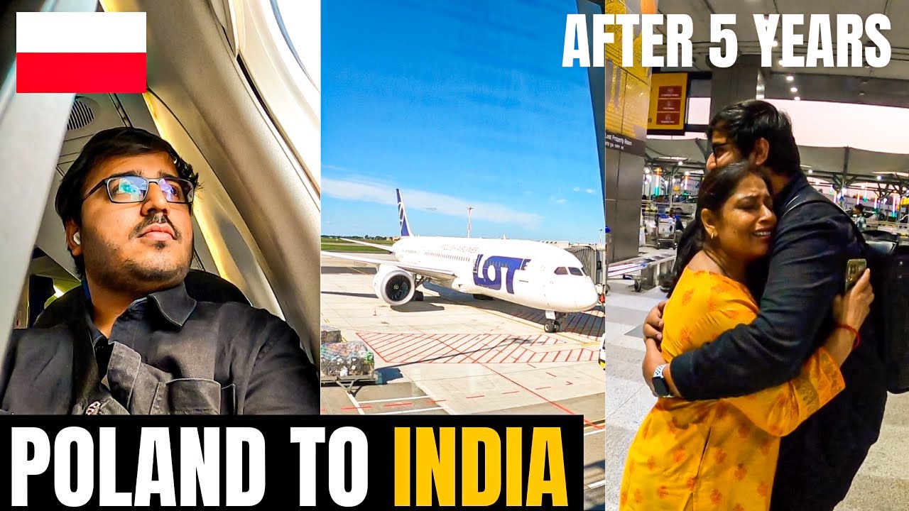 SURPRISE VISIT TO INDIA AFTER 5 YEARS 😭| Poland to India ✈️ Travel Vlog