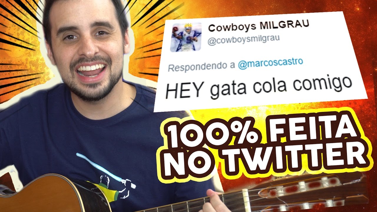 Uma MÚSICA feita só com TWEETS da galera!