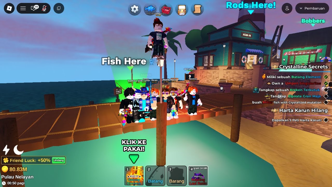 Рыбалка в прямом эфире с Fish It Roblox