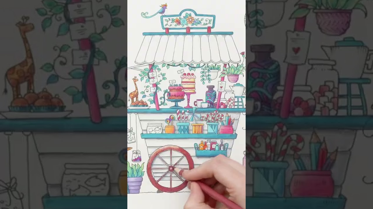 Coloring Johanna Basford&rsquo;s Worlds of Wonder