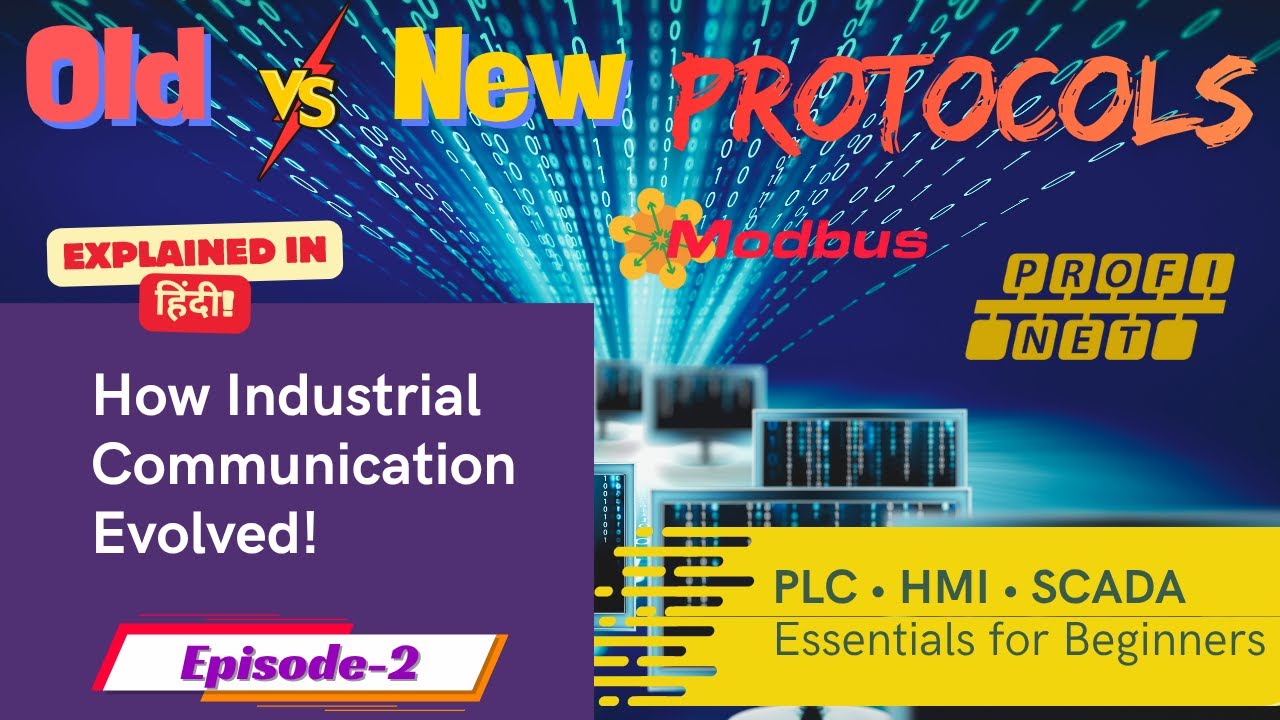 How Industrial Communication Evolved | Modbus, Profinet, Ethernet/IP, OPC UA | Ep-2