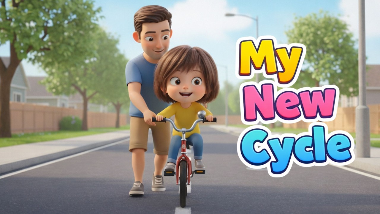 My New Cycle  | Papa’s Surprise Gift | Cute Kids Story for Children