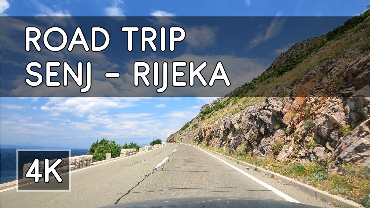 Road Trip: Senj to Rijeka, Croatia - 4K UHD Virtual Travel
