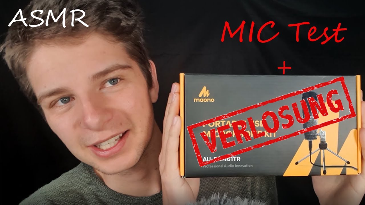 ASMR Mic Test + VERLOSUNG❗ /ASMR German by Alex ASMR
